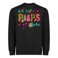 Black Oh for peeps sake Easter Day Heavyweight Sweatshirt - HowdyJamesFarm
