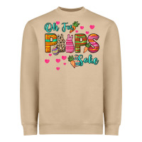 Mushroom Oh for peeps sake Easter Day Heavyweight Sweatshirt - HowdyJamesFarm