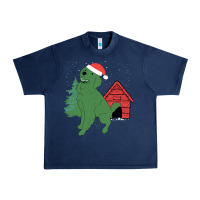 Navy Christmas Dog Urban Heavy Tee - Bettercallsaul