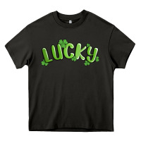 Asphalt lucky st patricks day Heavy Core Tee - MaliasSmallBusiness