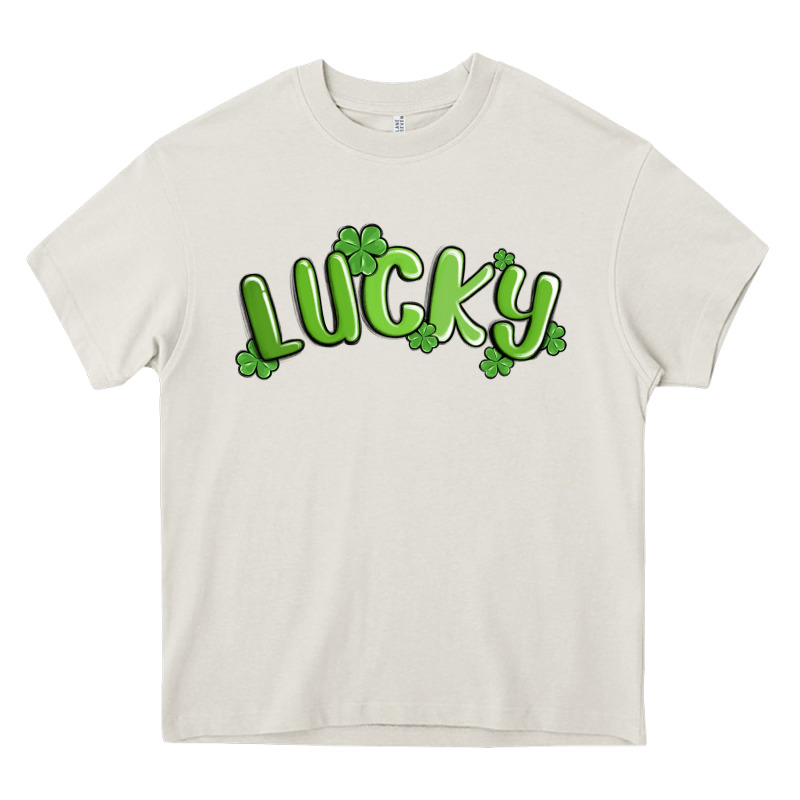 Lucky St Patricks Day Heavy Core Tee by MaliasSmallBusiness | Teevron