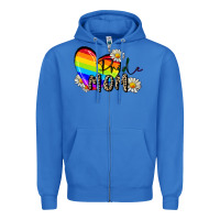 True Royal Pride Mom Mother's Day Zipper Hoodie - FaDigitalArtStudio