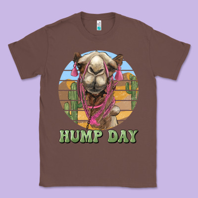 Hump Day Camel Classic Tee Designed By Barkaloodesign