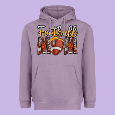 Football Mom Heavyweight Hoodie Designed By Cowhidedigitalart