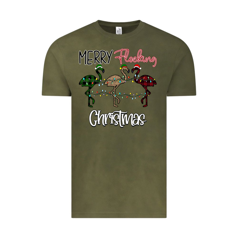 Merry Flocking Christmas Vintage Tee by Bettercallsaul | Teevron