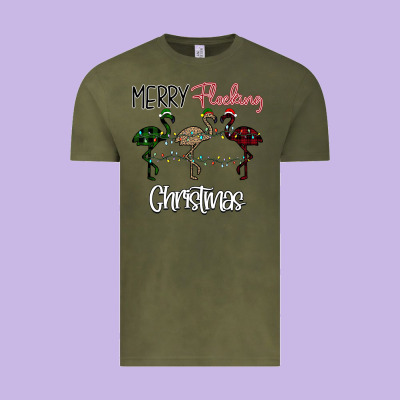 Merry Flocking Christmas Vintage Tee Designed By Bettercallsaul