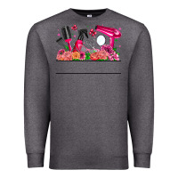 Charcoal Heather Hair Stylist Your Textt Premium Sweatshirt - CowhideDigitalArt