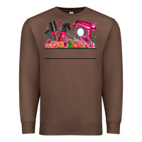 Chestnut Hair Stylist Your Textt Premium Sweatshirt - CowhideDigitalArt