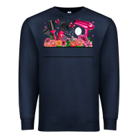 Navy Hair Stylist Your Textt Premium Sweatshirt - CowhideDigitalArt