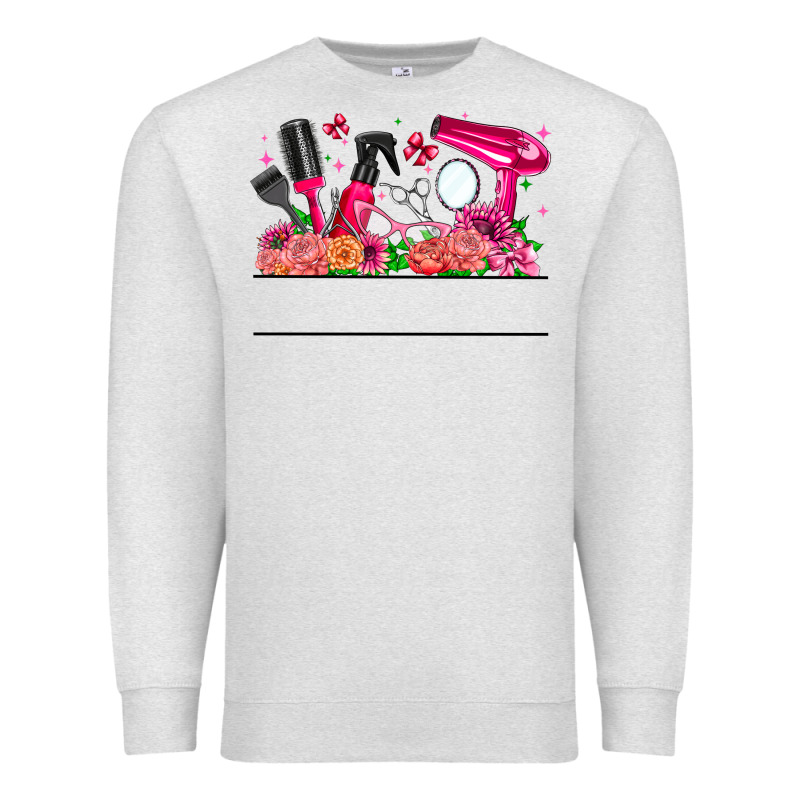 Hair Stylist Your Textt Premium Sweatshirt by CowhideDigitalArt | Teevron