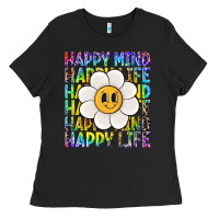 Happy Mind Happy Life Ladies Tee | Teevron