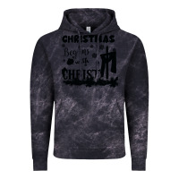 Cloud Black Christmas Begins With Christ Vintage Hoodie - Bettercallsaul