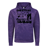 Cloud Purple Christmas Begins With Christ Vintage Hoodie - Bettercallsaul