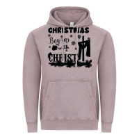 Vintage Zinc Christmas Begins With Christ Vintage Hoodie - Bettercallsaul
