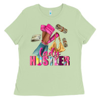 Matcha lady hustler afro high heels Ladies Tee - NancyCooperArtShop