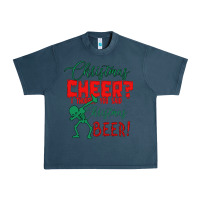 Midnight Navy Christmas Cheer I Thought You Said Christmas Beer Urban Heavy Tee - Bettercallsaul