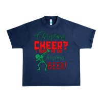 Navy Christmas Cheer I Thought You Said Christmas Beer Urban Heavy Tee - Bettercallsaul