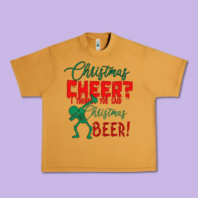 Christmas Cheer I Thought You Said Christmas Beer Urban Heavy Tee Designed By Bettercallsaul