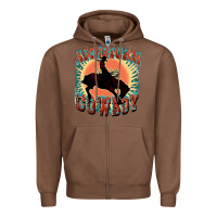 Chestnut American cowboy Zipper Hoodie - FaDigitalArtStudio
