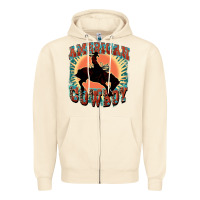 Sandshell American cowboy Zipper Hoodie - FaDigitalArtStudio