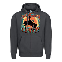 Smoke American cowboy Zipper Hoodie - FaDigitalArtStudio