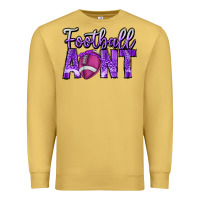 Antique Gold football aunt Premium Sweatshirt - CowhideDigitalArt