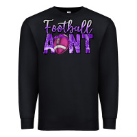 Black football aunt Premium Sweatshirt - CowhideDigitalArt