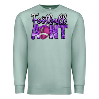 Seafoam football aunt Premium Sweatshirt - CowhideDigitalArt
