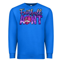 True Royal football aunt Premium Sweatshirt - CowhideDigitalArt
