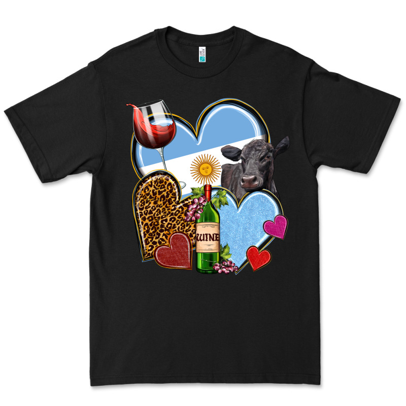 Argentina Hearts Premium Tee by NancyCooperArtShop | Teevron
