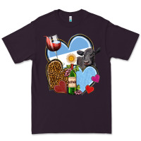 Plum Argentina hearts Premium Tee - NancyCooperArtShop