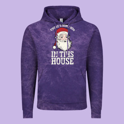 There's Some Ho Ho Ho's In This House Santa Claus Vintage Hoodie Designed By Bettercallsaul