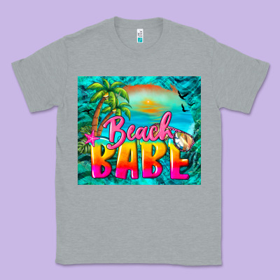 Beach Babe Classic Tee Designed By Barkaloodesign