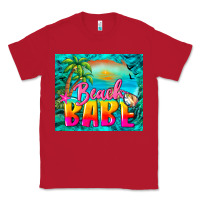 Red beach babe Classic Tee - BarkalooDesign