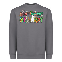 Storm Don't worry be hoppy Easter Day Heavyweight Sweatshirt - HowdyJamesFarm
