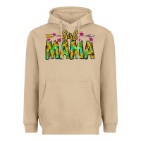 Mushroom Girl Mama Heavyweight Hoodie - CowhideDigitalArt