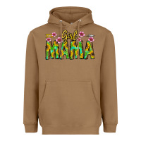 Toasted Coconut Girl Mama Heavyweight Hoodie - CowhideDigitalArt