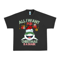 Pigment Black All I Want For Christmas Is A Shark Urban Heavy Tee - Bettercallsaul