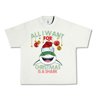 Pistachio All I Want For Christmas Is A Shark Urban Heavy Tee - Bettercallsaul
