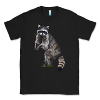 Black Raccoon Illustrations Classic Tee - LillyAllenDesigns