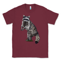 Burgundy Raccoon Illustrations Classic Tee - LillyAllenDesigns