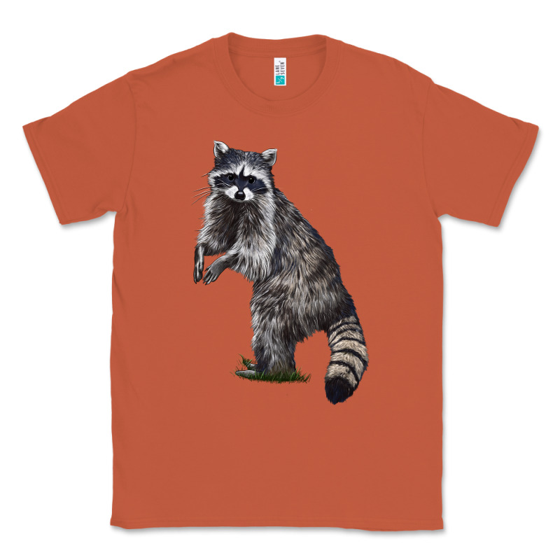 Raccoon Illustrations Classic Tee by LillyAllenDesigns | Teevron