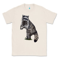 Natural Raccoon Illustrations Classic Tee - LillyAllenDesigns