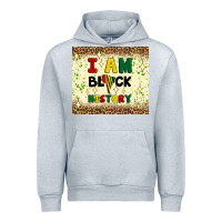 Heather Grey i am black history Urban Hoodie - Artiststas