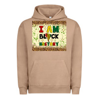 Pigment Burro i am black history Urban Hoodie - Artiststas