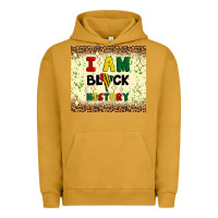 Pigment Peanut Butter i am black history Urban Hoodie - Artiststas