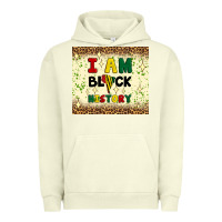 Pigment Pistachio i am black history Urban Hoodie - Artiststas