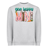 Heather Grey One hoppy Mini Easter Day Heavyweight Sweatshirt - HowdyJamesFarm