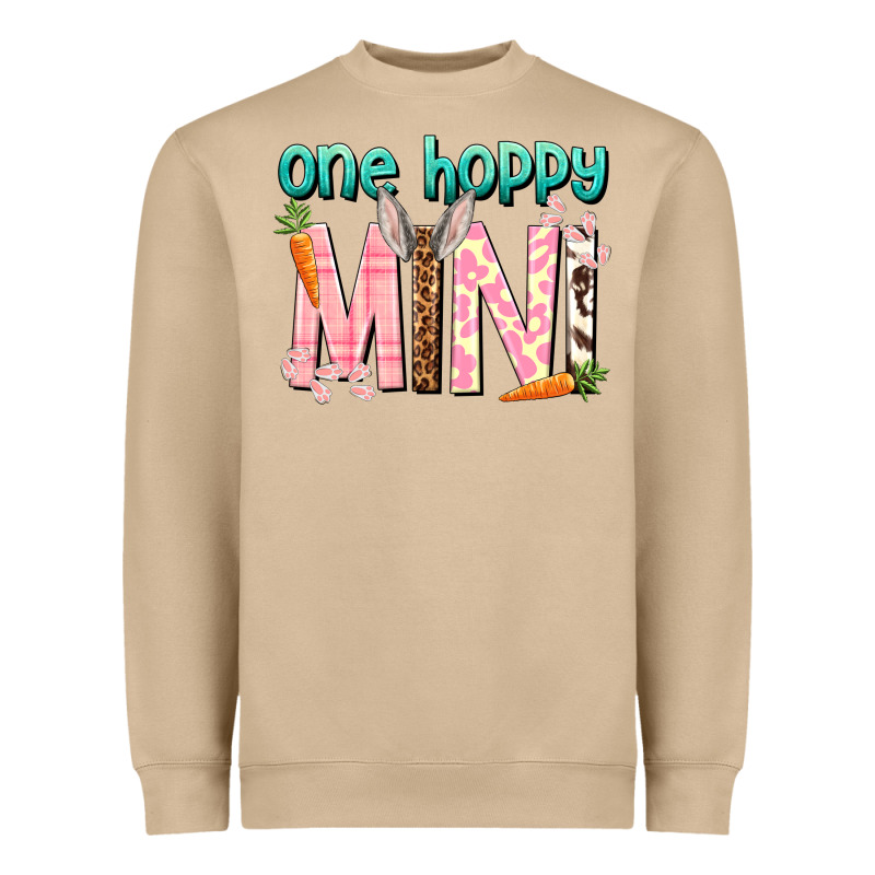 One Hoppy Mini Easter Day Heavyweight Sweatshirt by HowdyJamesFarm | Teevron