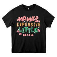 Black mamas expensive little bestie Heavy Core Tee - MaliasSmallBusiness